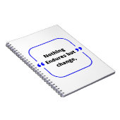 変化しか耐えられない ノートブック (右側)