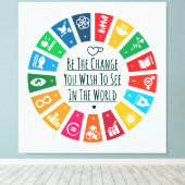 変化している キャンバスプリント (インサイチュ (ウッドフロア))