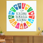 変化している キャンバスプリント (インサイチュ (リビング))