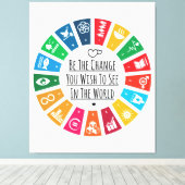 変化している キャンバスプリント (インサイチュ (ウッドフロア))