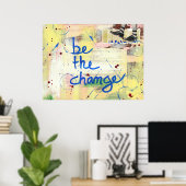 変化している ポスター (ホームオフィス)