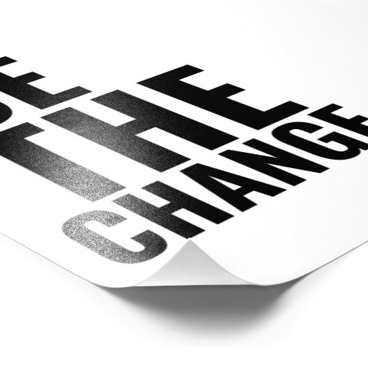 変化してい感動的るやる気を起こさせる前向き フォトプリント            (角)