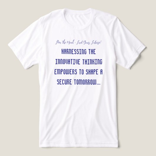 変化する空に適応し反応する トライブレンドＴシャツ (デザイン正面)