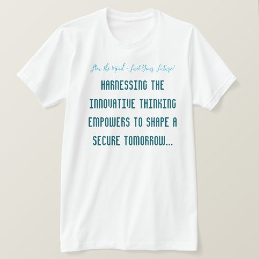 変化する空に適応し反応する Tシャツ (デザイン正面)