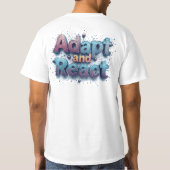 変化する空に適応し反応する Tシャツ (裏面)