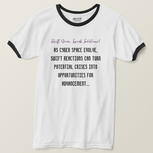 変化する空に適応し反応する Tシャツ (デザイン正面)