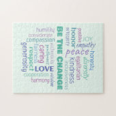 変化する言葉前向きの雲 ジグソーパズル (横)