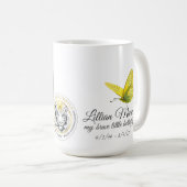 変化に合わせて勇敢な蝶 コーヒーマグカップ (正面右)