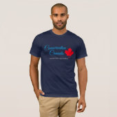 変化のためのカナダ第一主義。保守的なカナダ。 Tシャツ (正面フル)