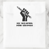 変化のための私の武器 スクエアシール (バッグ)