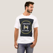 変化のキャパシタ エンジニアモチベーショングッズ Tシャツ (正面フル)