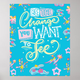 変化のポスターである ポスター