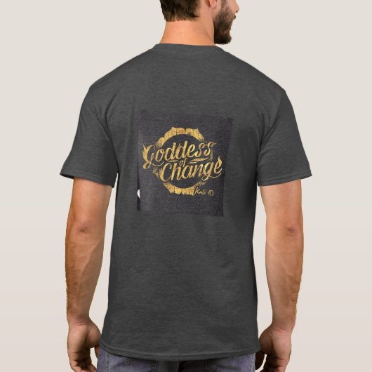 変化の女神 Tシャツ (裏面)