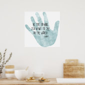 変化の手になる ポスター (キッチン)