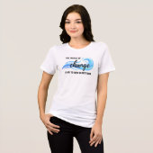 変化の波 励ましのTシャツ トライブレンドTシャツ (正面全面)