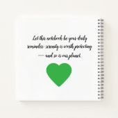 変化の波 – Chill Out Sunrise Journal ノートブック (裏面)