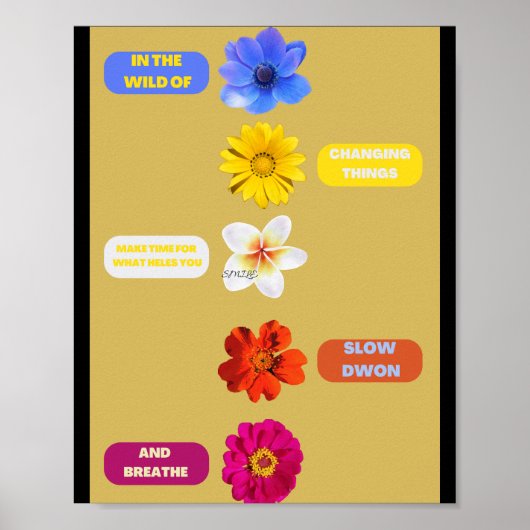 変化の激しい中。スマイル ポスター (正面)