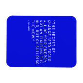 変化の秘密引用文は、すべてのエネルギーを集中 マグネット (横)