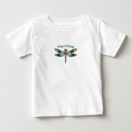 変化の翼 ベビーTシャツ (正面)