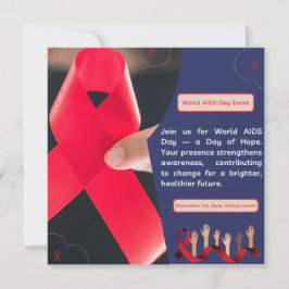 変化を招く:救済AIDSデー認識度との闘い 招待状