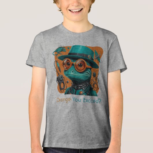 変化を捉える トライブレンドＴシャツ (正面)