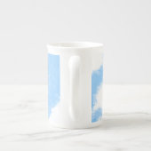 変化を起こすには素晴らしい日感動的 ボーンチャイナマグカップ (裏面)