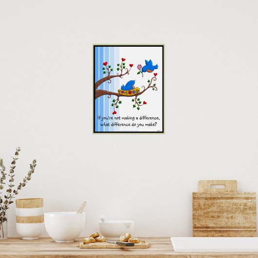 変化を起こす ポスター (キッチン)