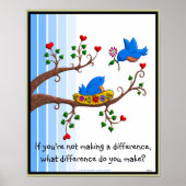 変化を起こす ポスター (正面)