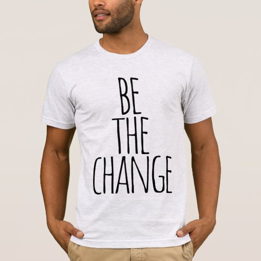 変化を起こせ引用Tシャツ Tシャツ (正面)