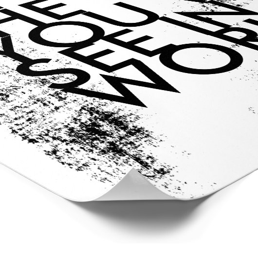 変化ガンディー引用文であるモダン ポスター (角)