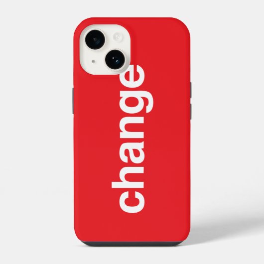 変化 iPhoneケース (裏面)