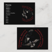 変圧器をあさり歩いて下さい 名刺 (正面/裏面)