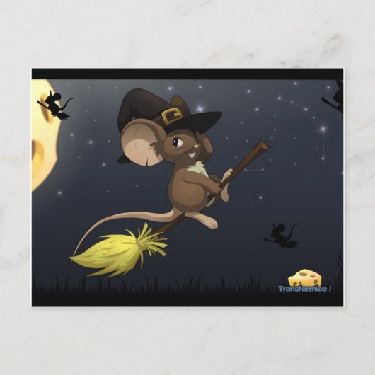 変圧式ハロウィーンポストカード ポストカード (正面)