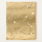 変容した引用文ハートと青い蝶 プランナー手帳 (裏面)