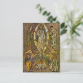 変容の正統キリスト教徒のモザイク ポストカード (スタンド正面)