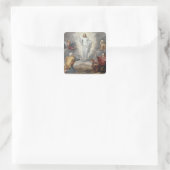 変容(銅の油) スクエアシール (バッグ)