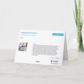 変容 - CHOCの子供たちの芸術 サンキューカード (裏面)