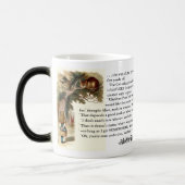 変形させること: チェシャー猫 モーフィングマグカップ (左)