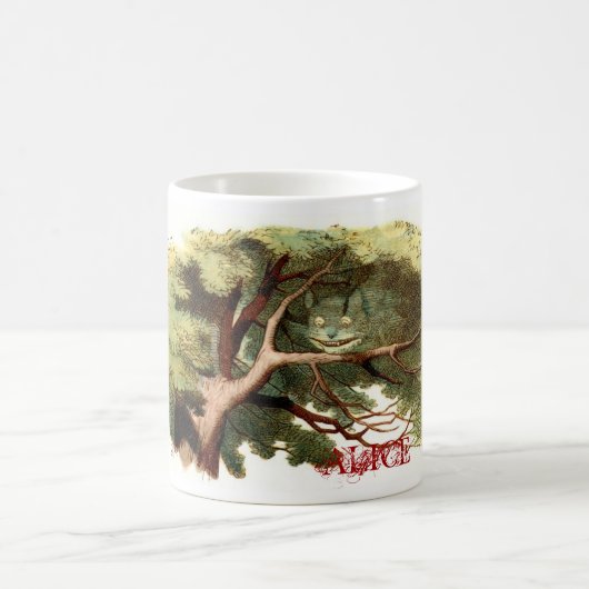 変形させること: チェシャー猫 モーフィングマグカップ (中央)