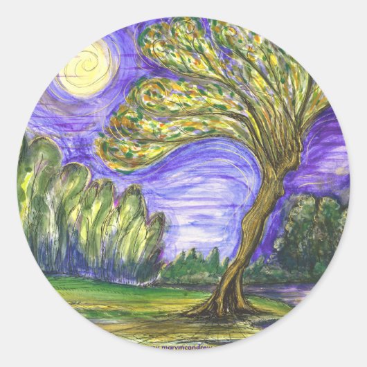 「変形したダフネ」 ラウンドシール (正面)