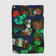 変形したテクスチャを持つ不規則なジオメトリ形状