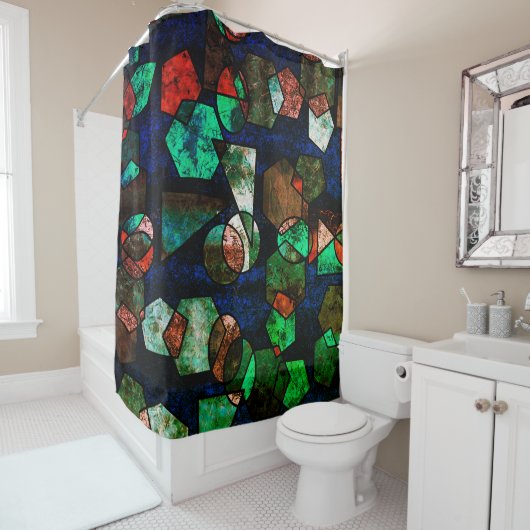 変形したFテクチュラ シャワーカーテン (インサイチュ)