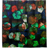 変形したFテクチュラ シャワーカーテン (正面)