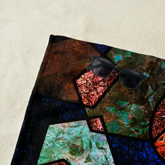 変形したFテクチュラ ビーチタオル (インサイチュ)