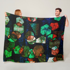 変形したFテクチュラ フリースブランケット