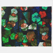 変形したFテクチュラ フリースブランケット (正面(横))