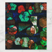 変形したFテクチュラ ワインラベル (シングルラベル)