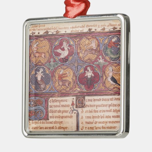 変形しますとOvidから道徳化して下さい メタルオーナメント (左)