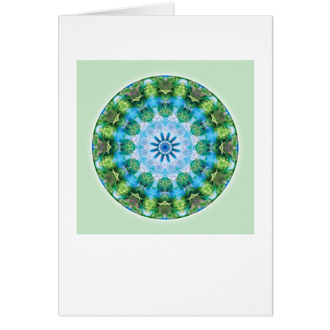 変形のハートからの曼荼羅、第6 (正面)