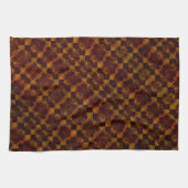 変形チェスは錆びや年老いて非常に汚れている キッチンタオル (横)